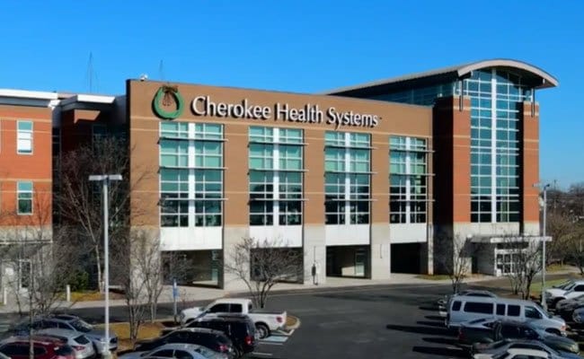 Exterior of Cherokee Health Systems building